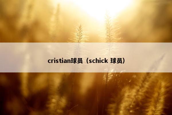 cristian球员（schick 球员）