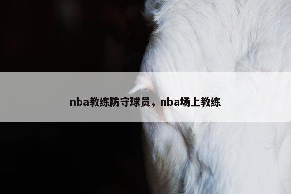 nba教练防守球员，nba场上教练