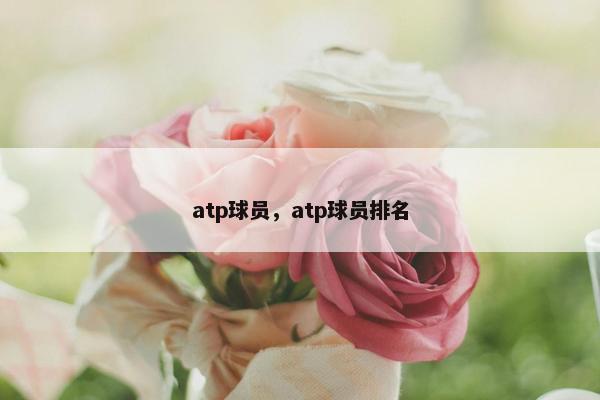 atp球员，atp球员排名