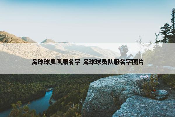 足球球员队服名字 足球球员队服名字图片