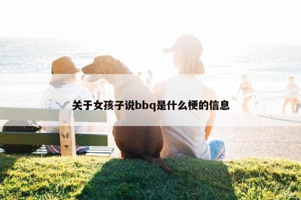 关于女孩子说bbq是什么梗的信息