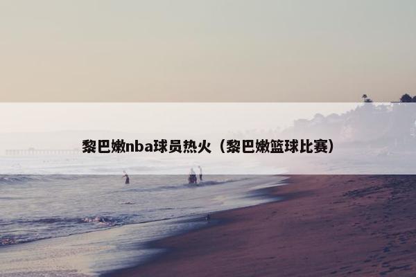 黎巴嫩nba球员热火（黎巴嫩篮球比赛）