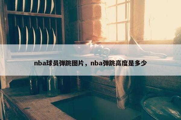 nba球员弹跳图片，nba弹跳高度是多少