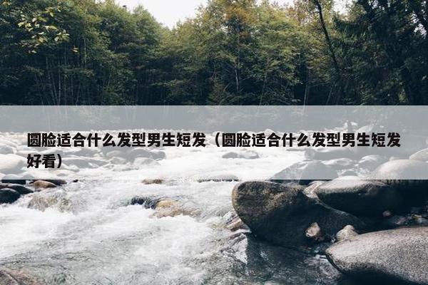 圆脸适合什么发型男生短发（圆脸适合什么发型男生短发好看）