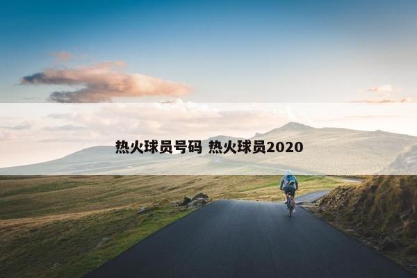 热火球员号码 热火球员2020