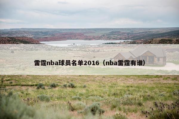 雷霆nba球员名单2016（nba雷霆有谁）