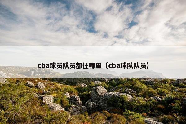 cba球员队员都住哪里（cba球队队员）