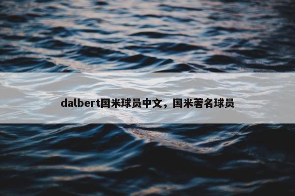 dalbert国米球员中文，国米著名球员