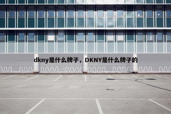 dkny是什么牌子，DKNY是什么牌子的