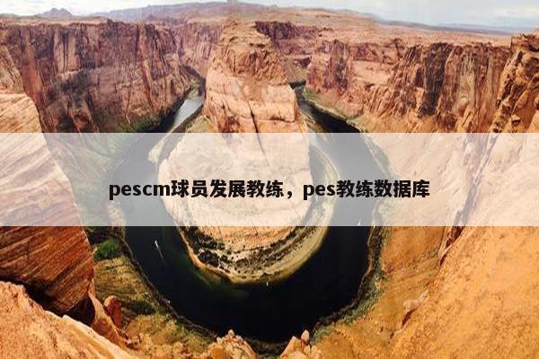 pescm球员发展教练，pes教练数据库