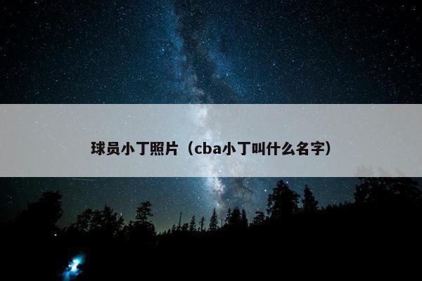 球员小丁照片（cba小丁叫什么名字）