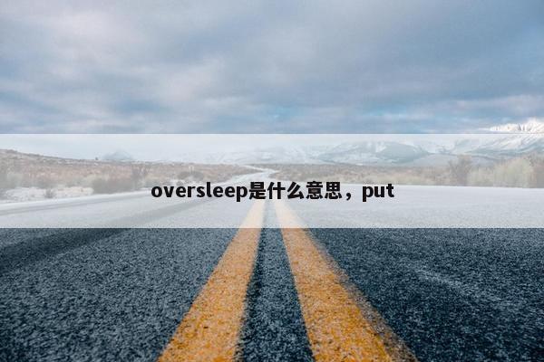 oversleep是什么意思，put