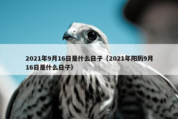 2021年9月16日是什么日子（2021年阳历9月16日是什么日子）