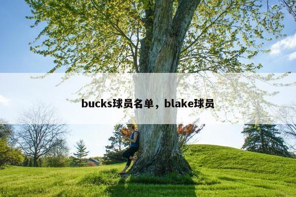 bucks球员名单，blake球员