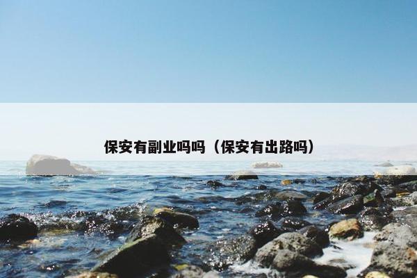 保安有副业吗吗（保安有出路吗）