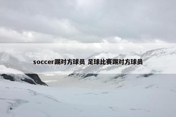 soccer踢对方球员 足球比赛踢对方球员