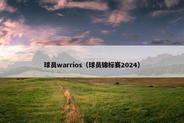 球员warrios（球员锦标赛2024）