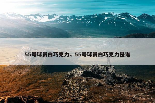 55号球员白巧克力，55号球员白巧克力是谁