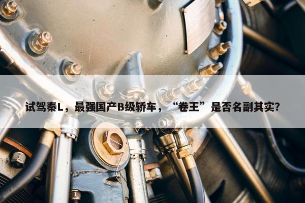 试驾秦L，最强国产B级轿车，“卷王”是否名副其实？