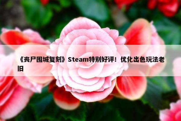 《丧尸围城复刻》Steam特别好评！优化出色玩法老旧