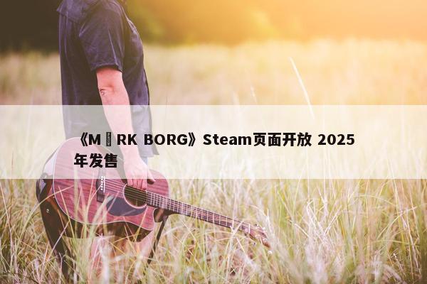 《MÖRK BORG》Steam页面开放 2025年发售