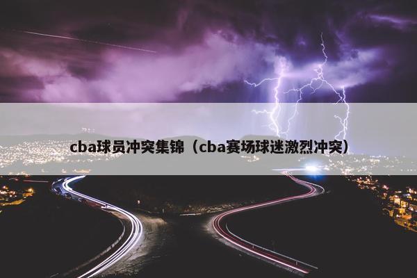 cba球员冲突集锦（cba赛场球迷激烈冲突）