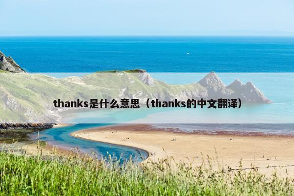 thanks是什么意思（thanks的中文翻译）