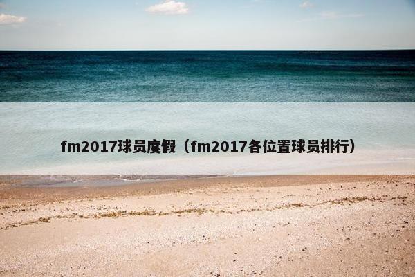 fm2017球员度假（fm2017各位置球员排行）