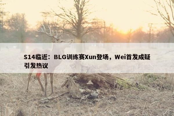 S14临近：BLG训练赛Xun登场，Wei首发成疑引发热议