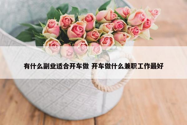 有什么副业适合开车做 开车做什么兼职工作最好