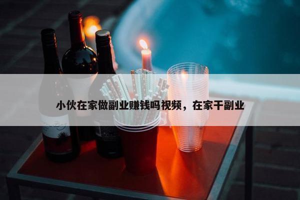 小伙在家做副业赚钱吗视频，在家干副业