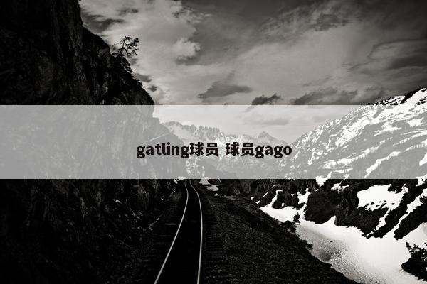 gatling球员 球员gago