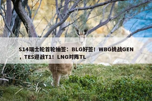 S14瑞士轮首轮抽签：BLG好签！WBG挑战GEN，TES迎战T1！LNG对阵TL