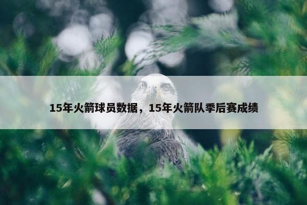 15年火箭球员数据，15年火箭队季后赛成绩