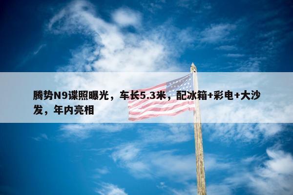 腾势N9谍照曝光，车长5.3米，配冰箱+彩电+大沙发，年内亮相