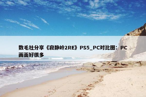 数毛社分享《寂静岭2RE》PS5_PC对比图：PC画面好很多