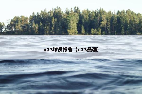 u23球员报告（u23最强）