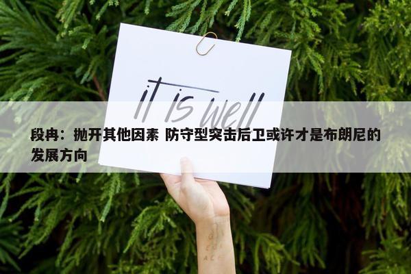 段冉：抛开其他因素 防守型突击后卫或许才是布朗尼的发展方向