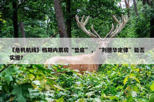 《危机航线》档期内票房“垫底”，“刘德华定律”能否实现？