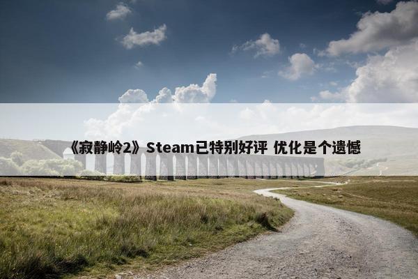 《寂静岭2》Steam已特别好评 优化是个遗憾