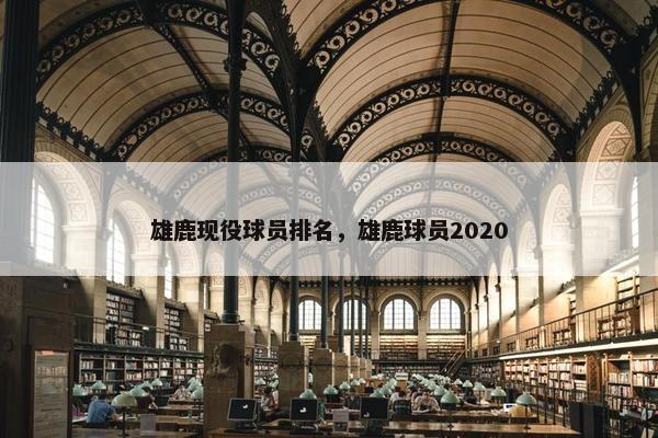 雄鹿现役球员排名，雄鹿球员2020