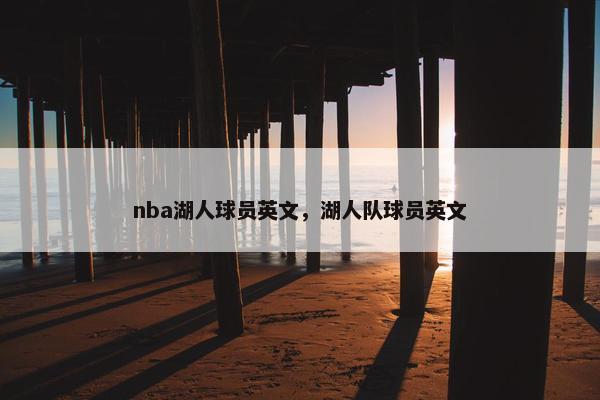 nba湖人球员英文，湖人队球员英文