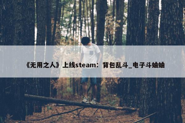 《无用之人》上线steam：背包乱斗_电子斗蛐蛐