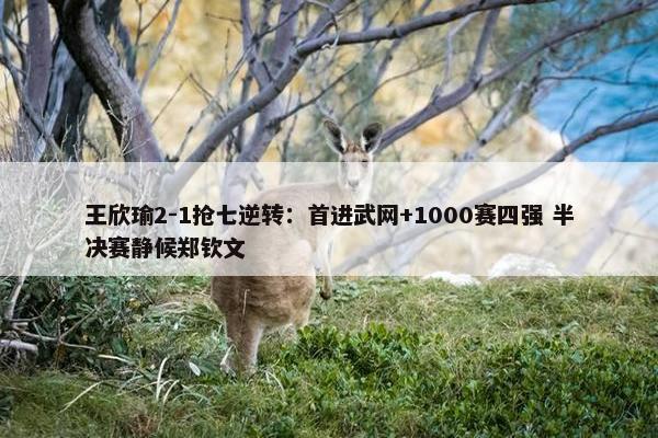 王欣瑜2-1抢七逆转：首进武网+1000赛四强 半决赛静候郑钦文