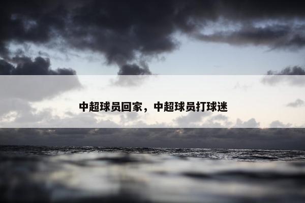 中超球员回家，中超球员打球迷