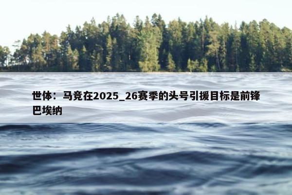 世体：马竞在2025_26赛季的头号引援目标是前锋巴埃纳