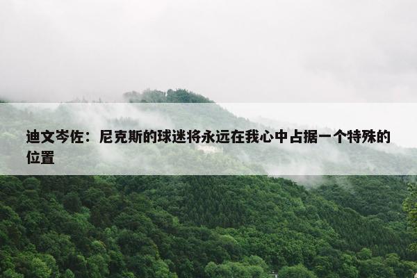 迪文岑佐：尼克斯的球迷将永远在我心中占据一个特殊的位置