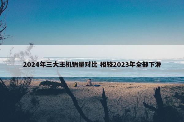 2024年三大主机销量对比 相较2023年全部下滑