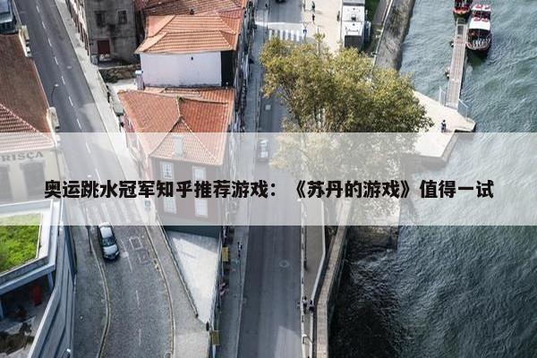 奥运跳水冠军知乎推荐游戏：《苏丹的游戏》值得一试