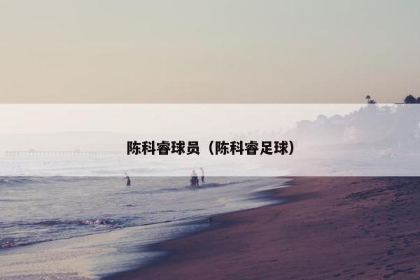 陈科睿球员（陈科睿足球）